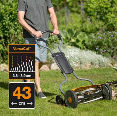 Механическая газонокосилка Fiskars StaySharp™ Plus Reel Mower 113872 (1015649), фото 5