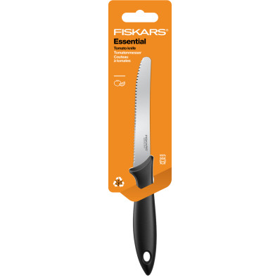 Кухонный нож Fiskars Essential для томатов 12 см Black 1065569, фото 2
