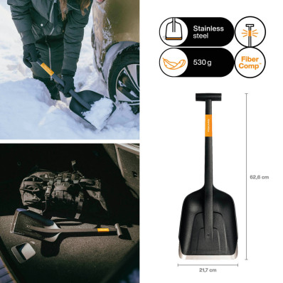 Автомобильная лопата Fiskars Plus (1079857), фото 2