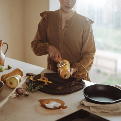 Овочечистка Fiskars Folken Y-подібна з плаваючим лезом (1075682), фото 5