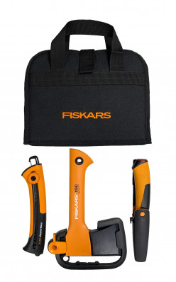 Подарочный набор Fiskars (Топор 1015617 + нож 1023619 + пила 1000613) 2020961, фото 8