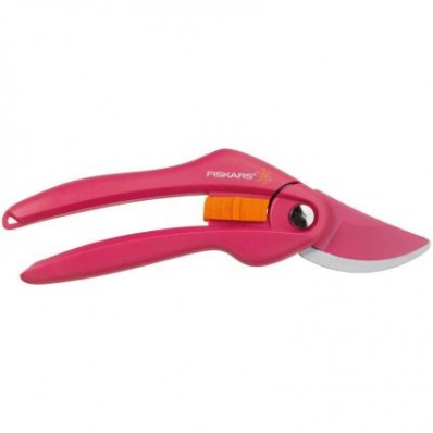Секатор плоскостной Fiskars Inspiration Ruby 111256 (1003657), фото 1