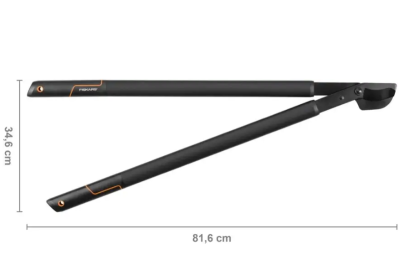 Большой плоскостной сучкорез Fiskars с загнутыми лезвиями SingleStep™ (L) L38 112460 (1001426), фото 2