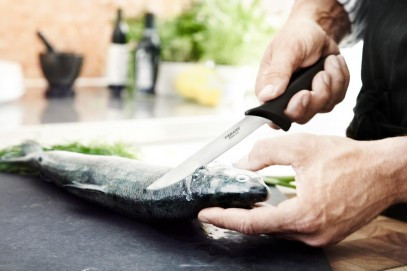 Кухонный нож Fiskars Essential для чистки овощей 7 см Black 1065580, фото 4