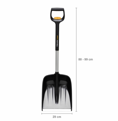 Телескопічна автомобільна лопата для снігу Fiskars X-series ™ 1057187 лопати, фото 2