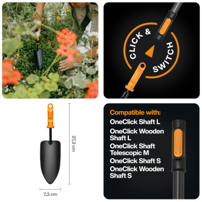 Насадка-совок посадочный Fiskars OneClick™ (1080693), фото 2