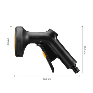 Багатофункціональний пістолет-розпилювач Fiskars регульований (1070836), фото 7