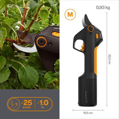 Акумуляторний секатор Fiskars ePruner™ (1082297) з акумулятором, фото 2