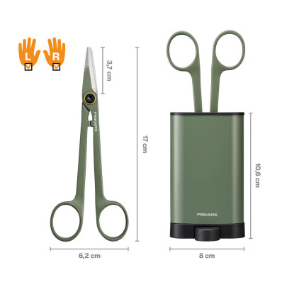 Ножиці для обрізки кімнатних рослин Fiskars (1075315), фото 2