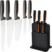 Набор кухонных ножей с пластиковым блоком Fiskars Functional Form ™ 5 шт 1057554, фото 2