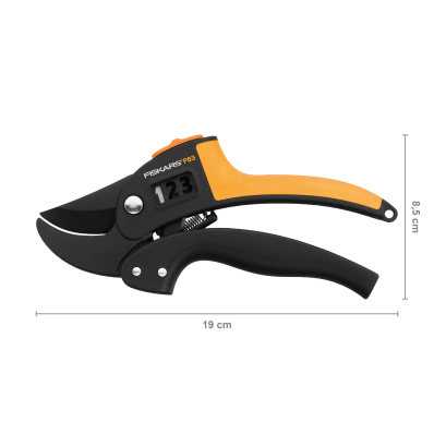 Контактний секатор з храповим механізмом PowerStep ™ Fiskars P83 111670 (1000575), фото 2