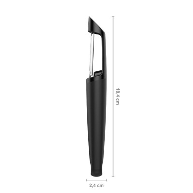Овощечистка Fiskars Functional Form с подвижным лезвием Черная 1014419, фото 2