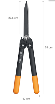 Ножиці для кущів Fiskars PowerGear ™ з силовим приводом HS72 (114790) 1000596, фото 2