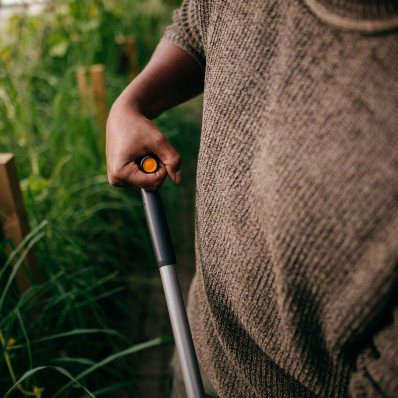 Грабли металлические S-ручка Fiskars Ergonomic (1077112), фото 5
