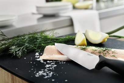Кухонный нож Fiskars Essential для хлеба 23 см Black 1065564, фото 4