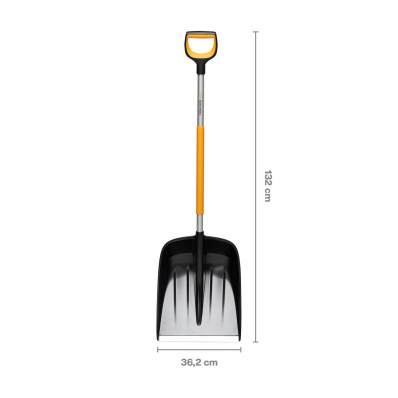 Лопата для уборки снега Fiskars облегченная X-series™ (1057177), фото 3