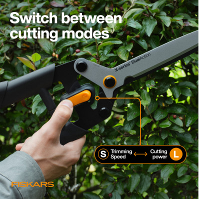 Садовые ножницы Fiskars DualAction HSX96 (1080134), фото 3