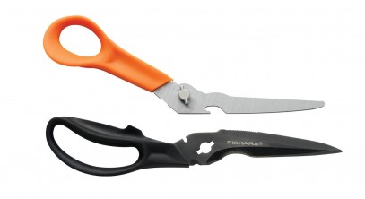 Многофункциональные ножницы Fiskars Cuts+More лезвия с титановым покрытием 23 см 1000809, фото 4