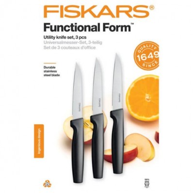 Набор универсальных ножей Fiskars Functional Form ™ 3 шт 1057563, фото 1