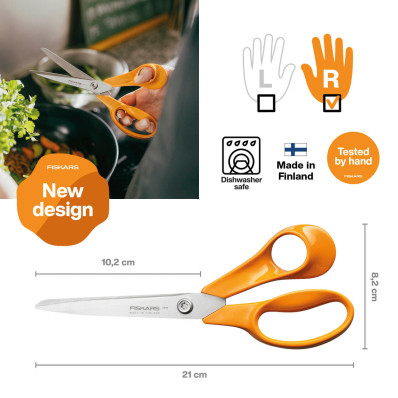 Ножницы универсальные Fiskars Classic, 21 см (1075031), фото 3