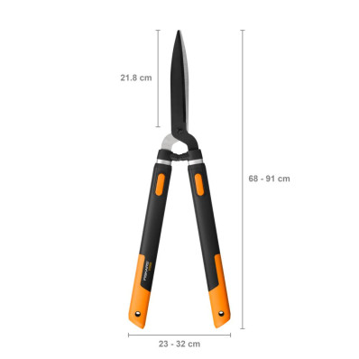 Ножиці для живої огорожі Fiskars SmartFit телескопічні HS86 114800 (1013565), фото 2