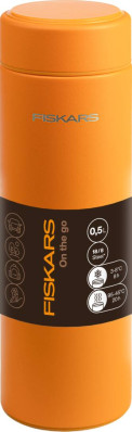 Термос Fiskars On-the-go 0.5 л, колір помаранчевий (1078698), фото 3