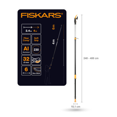 Набір для обрізки Fiskars: секатор Solid P121 + гілкоріз PowerGear UPX86 (1023624-Н62), фото 2
