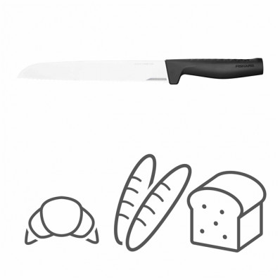 Нож для хлеба Fiskars Hard Edge 22 см (1054945), фото 4