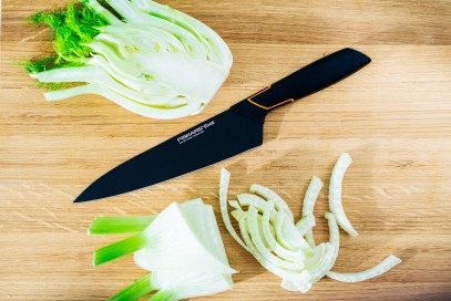 Кухонный нож Fiskars Edge поварской 15 см Black 1003095, фото 5