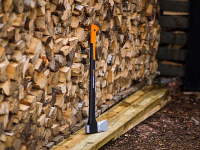 Топор-колун Fiskars X25 XL (1015643) + Точилка для топоров и ножей Fiskars (1060003), фото 4