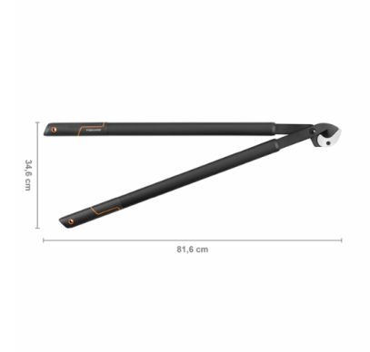 Большой контактный сучкорез Fiskars с загнутыми лезвиями SingleStep™ (L) L39 112450 (1001430), фото 2