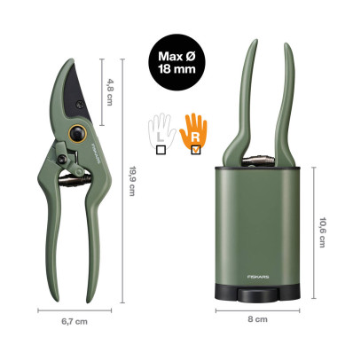 Набір для кімнатних рослин Fiskars 3-предмети (1075317), фото 4