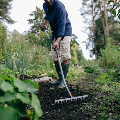 Грабли металлические S-ручка Fiskars Ergonomic (1077112), фото 4