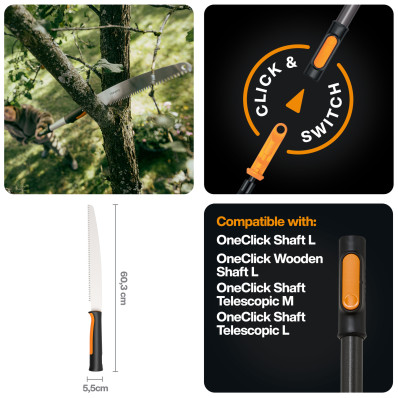 Насадка-пила прямая Fiskars OneClick™ (1080691), фото 2