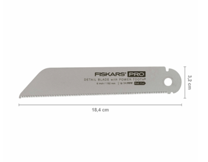 Змінне полотно для пилки Fiskars Pro PowerTooth 150 мм 19 TPI ​​1062942, фото 2