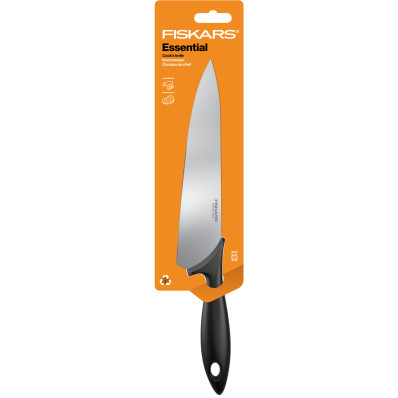 Профессиональный нож Fiskars Essential поварской 21 см Black 1065565, фото 2