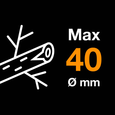 Большой контактный сучкорез Fiskars с загнутыми лезвиями SingleStep™ (L) L39 112450 (1001430), фото 2
