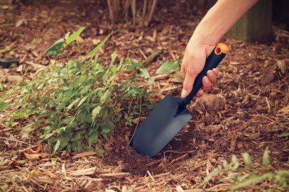 Набір садових інструментів Fiskars Ergo: Совок, Совок для розсади та Культиватор, фото 10