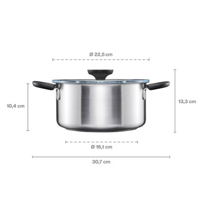 Кастрюля Fiskars Functional Form™, 3 л (1072316), фото 2
