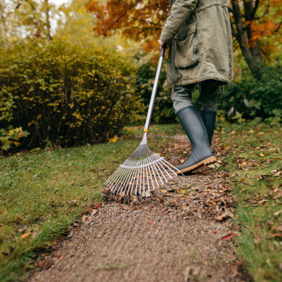 Граблі віялові металеві Fiskars Ergonomic (1076977), фото 3