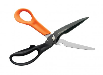 Многофункциональные ножницы Fiskars Cuts+More лезвия с титановым покрытием 23 см 1000809, фото 7
