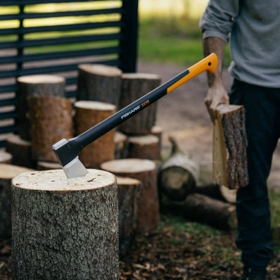 Сокира-колун Fiskars X21 L 122473 (1015642) + Точило для сокир і ножів Fiskars (1060009), фото 6