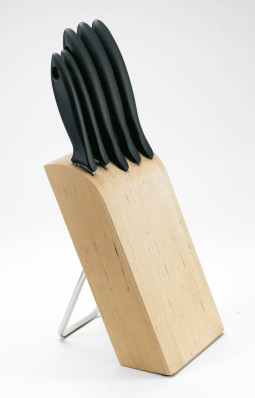 Набор ножей в деревянном блоке Fiskars Essential (1023782), фото 8
