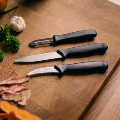 Набір кухонних ножів для овочів Fiskars Essential 3шт (1065600), фото 3