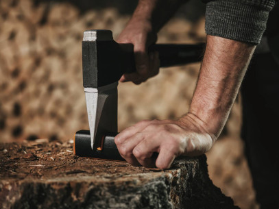 Сокира-колун Fiskars X21 L 122473 (1015642) + Точило для сокир і ножів Fiskars (1060009), фото 7