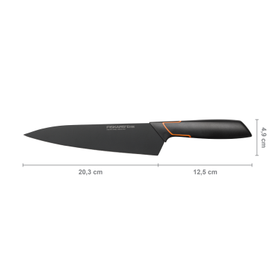 Кухонний ніж Fiskars Edge кухарський 19 см Black 1003094, фото 2