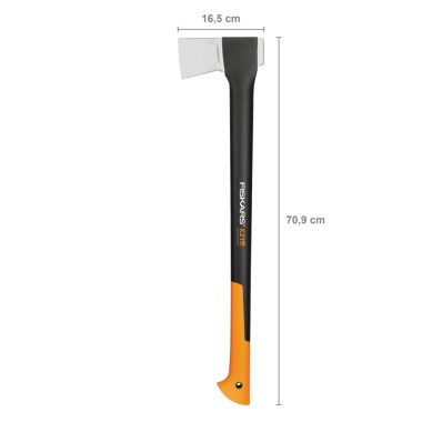 Сокира-колун Fiskars X21 L 122473 (1015642) + Точило для сокир і ножів Fiskars (1060009), фото 2