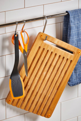 Обробна бамбукова дошка для хліба Fiskars Functional Form ™ 1059230, фото 5