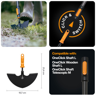 Насадка-нож для обрезки краев газона Fiskars OneClick™ (1080689), фото 2